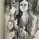 sketchbook page. Un proyecto de Dibujo de Kim - 09.12.2022