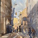 My project: Architectural Sketching with Watercolor and Ink. Amsterdam.. Un projet de Esquisse , Dessin, Aquarelle, Illustration architecturale, Carnet de croquis et Illustration à l'encre de Charlotte Esser - 07.12.2022