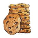 My project for course:  Flavorful Food Illustration with Watercolor. Een project van Traditionele illustratie,  Beeldende kunst, Schilderij y Aquarelschilderen van Camila Mendonça Weissmann - 03.11.2022