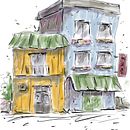 My project for course: Expressive Architectural Sketching with Colored Markers . Membuat sketsa, Menggambar, Ilustrasi Arsitektur, Buku sketsa & Ilustrasi Tinta proyek oleh Isabelle Lambert - 12.10.2022