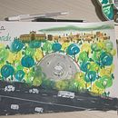 Mi proyecto del curso: Sketchbook pictórico en gouache. Un projet de Illustration traditionnelle, Esquisse , Dessin, Illustration architecturale, Carnet de croquis , et Peinture gouache de amaia13 - 11.12.2022