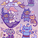 Meu projeto do curso: Ilustração de uma história com estilo kawaii. Projekt z dziedziny Trad, c, jna ilustracja, Projektowanie postaci, Ilustracja c, frowa i Manga użytkownika Andreia Bilhota - 11.12.2022