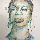 My project for course: Experimental Portraiture with Ink, Tea and Alcohol. Fine Arts, Painting, Drawing & Ink Illustration project by docwill64 - 12.09.2022
