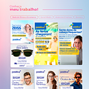Social Media | Rede de Óticas. Projekt z dziedziny Design, Projektowanie dla portali społecznościow, ch, Portale społecznościowe, Br, ing i ident, fikacja wizualna i UX / UI użytkownika Victor Porto - 03.11.2022