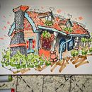My project for course: Expressive Architectural Sketching with Colored Markers. Sketchbook, Ink Illustration, Architectural Illustration, and Drawing project by Ale bontempo - 12.12.2022