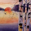 Mein Abschlussprojekt für den Kurs: Atmosphärische Landschaften in Aquarell . % Susanne Lerjen tarafından hazırlanan Güzel sanatlar, Tablo, Sulubo, Ve a Resim projesi - 12.12.2022