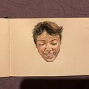 Mi proyecto del curso: Cuaderno de retratos en acuarela . % Natalia Carrizo Mora tarafından hazırlanan Tablo, Sulubo, a Resim, Portre Çizimi, Ve Eskiz defteri projesi - 12.10.2022