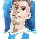Mi proyecto del curso: Retrato artístico en acuarela. Un progetto di Belle arti, Pittura, Pittura ad acquerello e Disegno di ritratti di heredia_pablo - 13.12.2022
