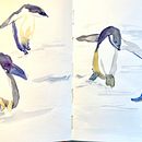 My project for course: Creative Watercolor Sketching for Beginners. Projekt z dziedziny Trad, c, jna ilustracja, Sketching, Kreat, wność,  R, sunek, Malowanie akwarelą i Sketchbook użytkownika elisabethabelglass - 11.12.2022