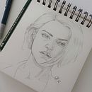 Mi proyecto del curso: Sketchbook de retrato: explora el rostro humano. Een project van  Schetsen,  Tekening,  Portrettekening,  Artistieke tekening y Sketchbook van Natalia Obredor - 14.12.2022