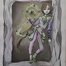 Mi proyecto del curso: Personajes fantásticos con tinta y acuarela . Traditional illustration, Character Design, Pencil Drawing, Drawing, Watercolor Painting & Ink Illustration project by Estefania Alarcon - 12.14.2022