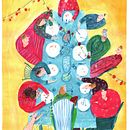 Christmas 2022 Ein Projekt aus dem Bereich Traditionelle Illustration, Design von Figuren, Bildende Künste, Malerei, Kreativität, Zeichnung und Kinderillustration von Nadja Bieri - 14.12.2022