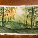 My project for course: Dreamy Watercolor Landscapes: Paint with Light . Lukisan, Dan Lukisan Cat Air proyek oleh Barb Weaver - 12.14.2022
