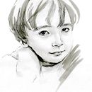My project for course: Mindful Painting with India Ink. Un proyecto de Ilustración tradicional, Bellas Artes, Pintura, Dibujo a lápiz, Dibujo de Retrato, Dibujo artístico e Ilustración con tinta de Momoko Przewlocki - 15.12.2022
