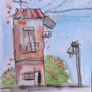 My project for course: Expressive Architectural Sketching with Colored Markers. Un projet de Esquisse , Dessin, Illustration architecturale, Carnet de croquis et Illustration à l'encre de anjeza guxholli - 15.12.2022