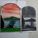 My project for course: Contemporary Stained Glass Design . Un proyecto de Diseño de complementos, Diseño de interiores, Decoración de interiores, DIY y Artesanía de crystalidaho - 14.12.2022