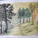 Mi proyecto del curso: Paisajes de ensueño con acuarela: plasma la luz. Pintura, e Pintura em aquarela projeto de saramlb22 - 16.12.2022