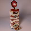 Beer Pump's Retro. 3D, 3D Modeling, Art Direction, Br, ing, Identit, Fine Arts, Furniture Design, Making, Graphic Design & Industrial Design project by Christopher Rodrigues - 12.17.2022