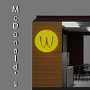Stand publicitario 3D inspirado en McDonald's . Desain, 3D, Dan Arsitektur proyek oleh susana cortes - 11.18.2022