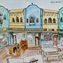 My project for course: Urban Sketching: Express Your World in a New Perspective. Un projet de Illustration traditionnelle, Esquisse , Dessin, Aquarelle, Illustration architecturale , et Carnet de croquis de Catherine Ward - 19.12.2022