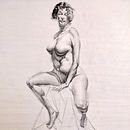 Mein Abschlussprojekt für den Kurs: Einstieg ins Aktzeichnen mit Kohle Ein Projekt aus dem Bereich Bildende Künste, Realistische Zeichnung, Anatomische Zeichnung und Zeichnung von juno_h - 21.12.2022