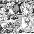 Mi proyecto del curso: Ilustración de cuentos de hadas con pluma y tinta. Un progetto di Disegno, Disegno artistico e Illustrazione con inchiostro di R.E. Gonzalez - 21.12.2022
