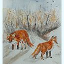 My project for course: Expressive Animal Portraits in Watercolor. Een project van Traditionele illustratie, Aquarelschilderen, Realistische tekening y Naturalistische illustratie van koutna_marianna - 23.12.2022