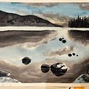 Late afternoon reflections. Painting project by jm20221016 - 12.24.2022