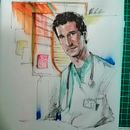 Il mio progetto del corso: Introduzione allo sketching di ritratti: disegna in tempo reale. Sketching, Drawing, Portrait Drawing, Ink Illustration, and Colored Pencil Drawing project by Mirko Di Noia - 12.24.2022