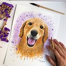 Dolce: Expressive Animal Portraits in Watercolor. Un progetto di Illustrazione tradizionale, Pittura ad acquerello e Disegno realistico di Felipe Lopez - 25.12.2022