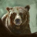 Brown Bear - Digital Painting. Een project van Traditionele illustratie van Filipe Patrocínio - 20.12.2021