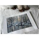 My project for course: Landscape Painting with Gouache for Beginners. Un projet de Beaux Arts, Peinture, Illustration naturaliste , et Peinture gouache de Daria - 26.12.2022