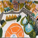 My project for course: Pictorial Sketchbook with Gouache. Un proyecto de Ilustración tradicional, Bocetado, Dibujo, Ilustración arquitectónica, Sketchbook y Pintura gouache de baharfikirleri - 27.12.2022