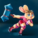 Mi proyecto del curso: Pintura digital de personajes: ilustra con luz y color. Un proyecto de Ilustración tradicional, Diseño de personajes, Ilustración digital y Pintura digital de Geraldine Nuñez - 27.12.2022