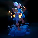 Mi proyecto del curso: Ilustración de personajes fantásticos de estilo cartoon. Un proyecto de Ilustración tradicional, Diseño de personajes, Ilustración digital y Dibujo digital de Samantha Martínez - 26.12.2022