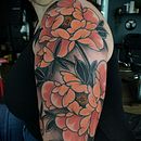 Flowers tattoo. Projekt z dziedziny Projektowanie tatuaż użytkownika Monique Peres - 28.12.2022