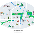 Mi proyecto del curso: Creación de mapas ilustrados: refleja la esencia de la ciudad. Un proyecto de Ilustración tradicional, Infografía, Dibujo, Ilustración digital y Pintura digital de Tere Vázquez Hernández - 28.12.2022