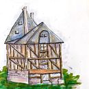 My project for course: Expressive Architectural Sketching with Colored Markers. Un progetto di Bozzetti, Disegno, Illustrazione architettonica, Sketchbook e Illustrazione con inchiostro di Ivonne González - 30.12.2022