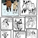 Brandy's Wild Sleigh ride. Projekt z dziedziny Komiks użytkownika Nancy Mastronardi - 30.12.2022