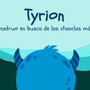 Tyrion, Un monstruo en busca de las chanclas mágicas. Een project van Traditionele illustratie van eduardomoreno204 - 14.05.2021