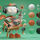 My project for course: 3D Character Creation in Blender. Un projet de 3D, Conception de personnages, Modélisation 3D, Conception de personnages 3D , et Conception 3D de rashid_sadykov - 30.12.2022