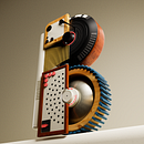 Letter B Project. 3D, 3D Modeling, 3D Design, Digital Lettering, and 3D Lettering project by Ivan Barboza - 12.31.2022
