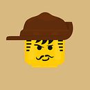 Lego Faces. Simple portraits of Lego minifigures past & present. Ein Projekt aus dem Bereich Traditionelle Illustration von Edel Arbour - 01.01.2023