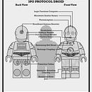 Lego Guide to Droids. I found an old Star Wars book showing detailed diagrams of the various droid models and wanted to do a Lego spin on it. Ein Projekt aus dem Bereich Traditionelle Illustration von Edel Arbour - 01.01.2023