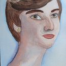 My project for course: Artistic Portrait with Watercolors. Artes plásticas, Pintura, Pintura em aquarela, e Desenho de retrato projeto de María Victoria Ruiz Pérez - 01.01.2023