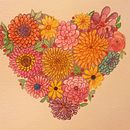 My project for course: Vibrant Floral Patterns with Watercolors Ein Projekt aus dem Bereich Traditionelle Illustration, Musterdesign, Aquarellmalerei, Botanische Illustration und Grafikdesign von Maryam Karimi - 01.01.2023