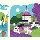 My project for course: Vector Illustration for Vibrant Compositions. Vector Illustration, Digital Illustration, and Digital Drawing project by Natalya M - 01.02.2023