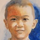 My project for course: Watercolor Portrait from a Photo. Un proyecto de Ilustración tradicional, Pintura a la acuarela y Dibujo de Retrato de bruno_k99 - 02.01.2023