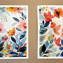 Mon projet du cours : Aquarelle florale créative : renouez avec la nature. Un projet de Illustration traditionnelle, Peinture, Aquarelle et Illustration botanique de rivolletisabelle - 02.01.2023