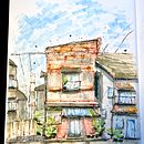My project for course: Expressive Architectural Sketching with Colored Markers Ein Projekt aus dem Bereich Skizzenentwurf, Zeichnung, Architektonische Illustration, Sketchbook und Illustration mit Tinte von Ryan Spinharney - 03.01.2023
